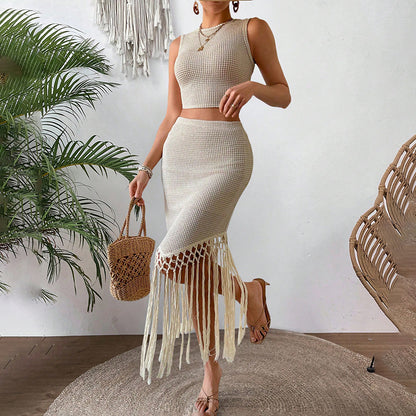 Two-Piece Crop Top Set